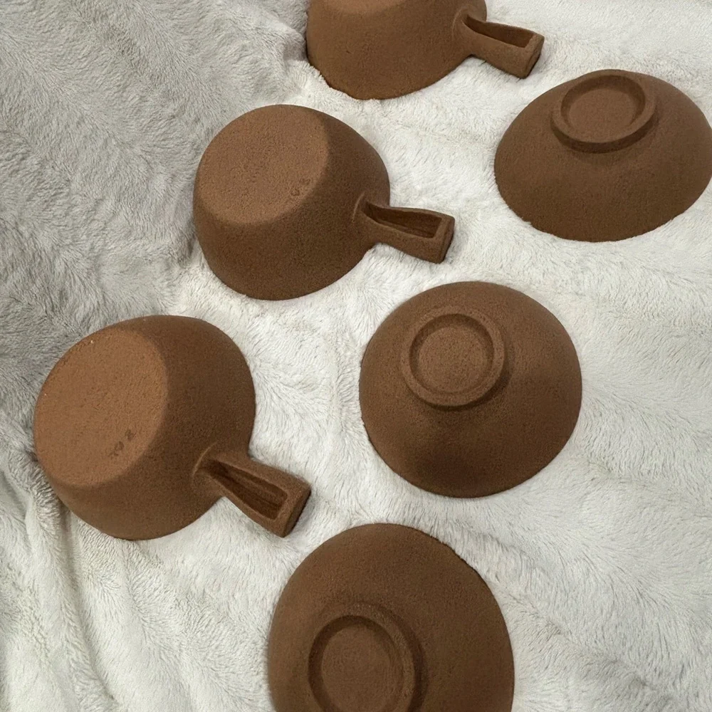 Three Williams Sonoma Bret Bortner design clay pots